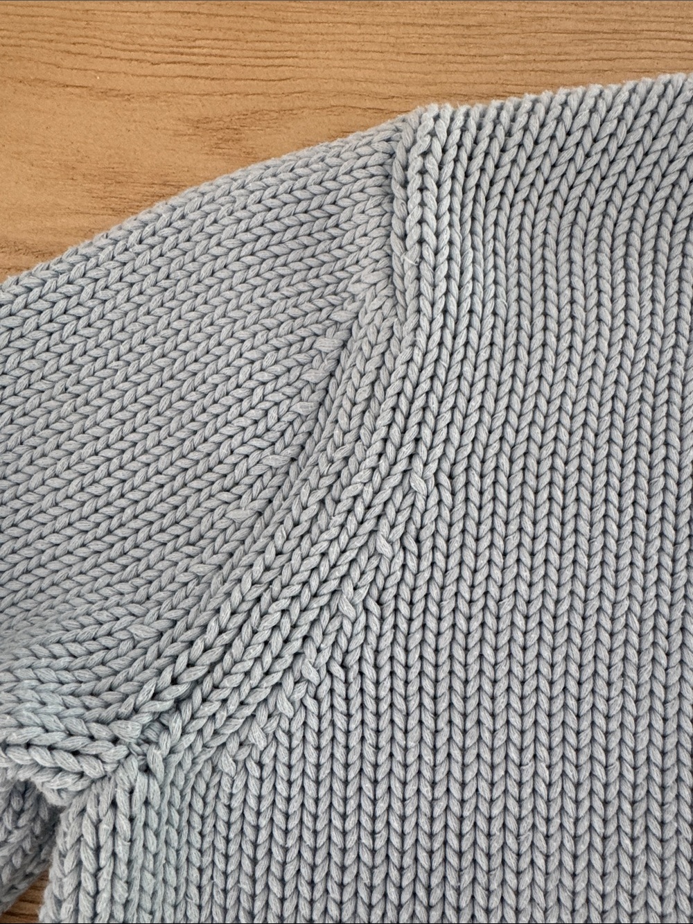 La Ligne Powder Blue Crewneck Knit Sweater - Picture 6 of 11